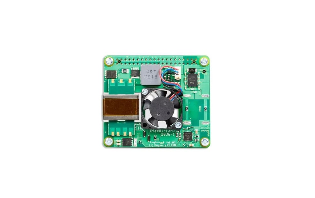 Raspberry Pi PoE+ HAT Raspberry Pi 3B &amp; 4