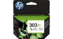 HP Encre Nr. 303XL (T6N03AE) Cyan/Magenta/Yellow