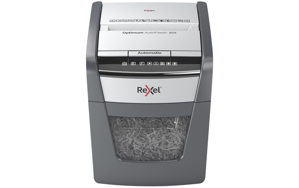 Rexel Déchiqueteuse de documents Optimum Autofeed 50X P-4, 50 Page(s)