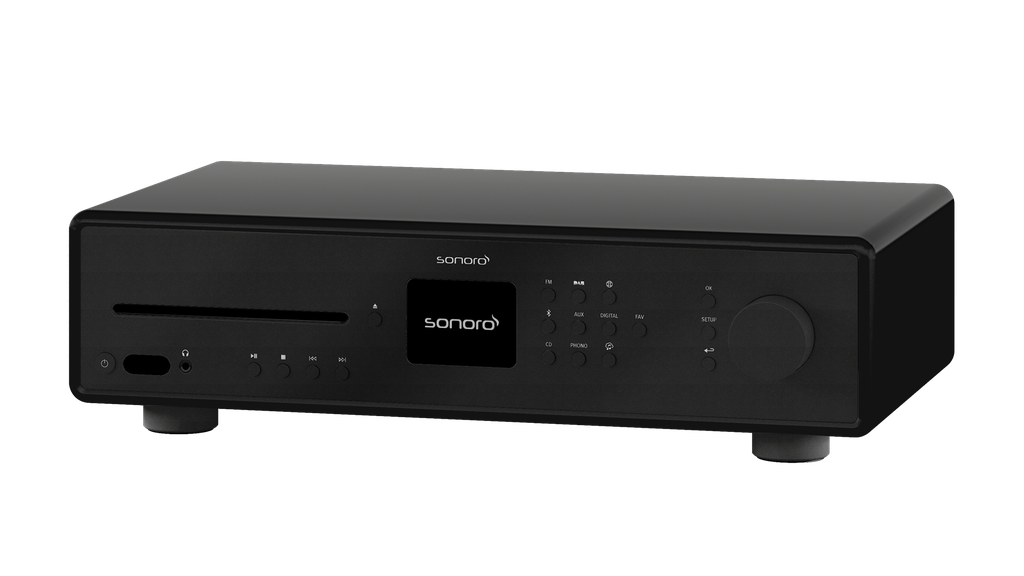 Sonoro Ampli-Tuner-CD MAESTRO X Schwarz-Matt Schwarz