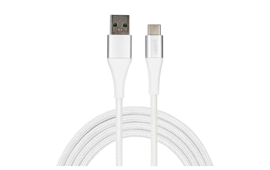 onit Câble USB 2.0 USB A - USB C 1 m, Blanc