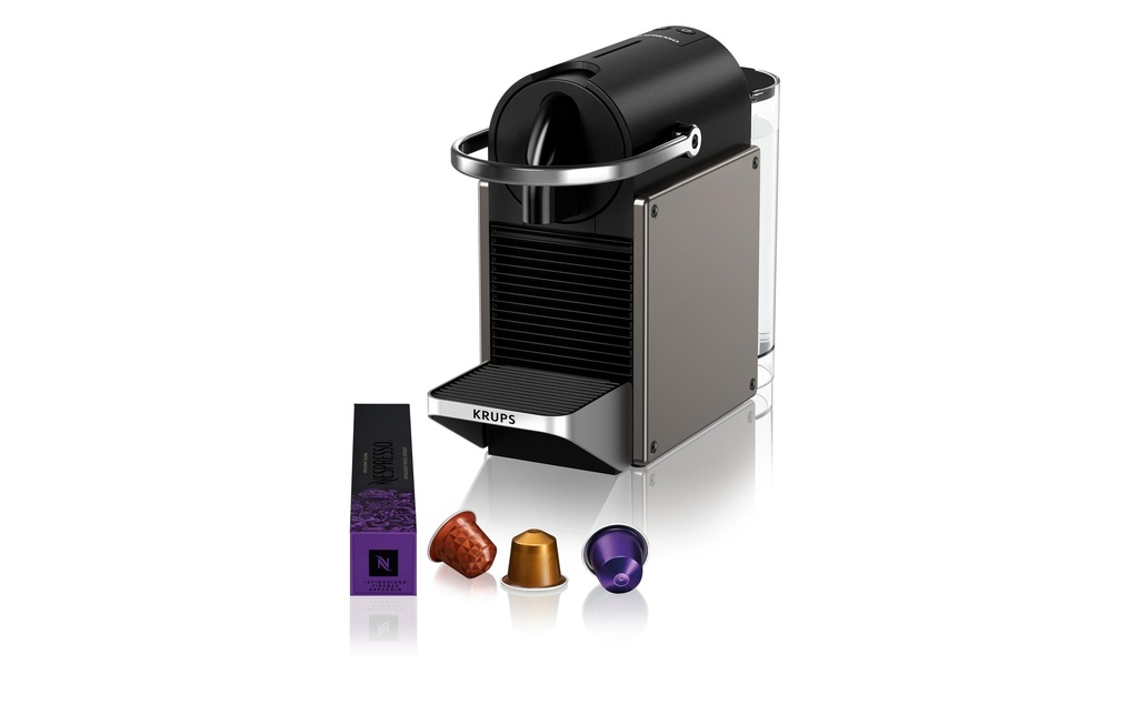 Krups Machine à café Nespresso Pixie XN306TCH Titane