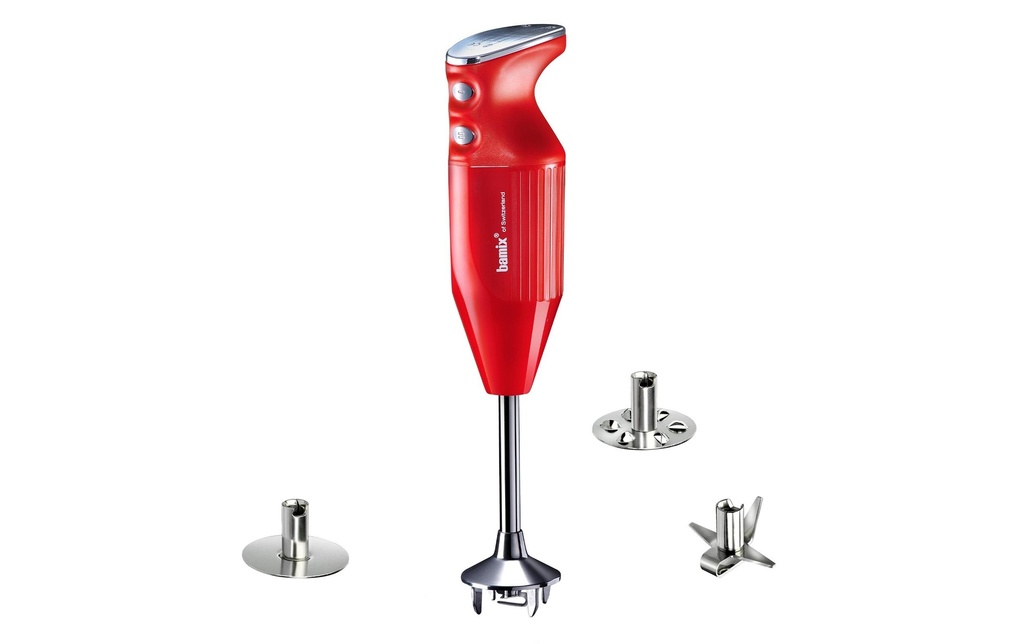 Bamix Mixeur plongeant M250 Prime Chrome/Rouge
