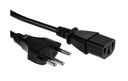 FURBER.power Power cables C13-T12 1.8 m Black