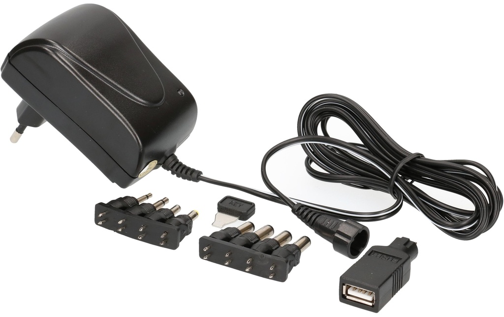 Max Hauri Bloc réseau Universal 18 W, 3 - 12 V, 1500 mA