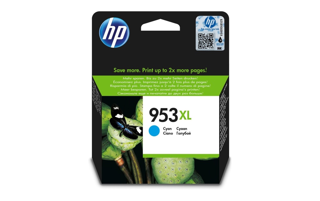 HP Encre Nr. 953XL (F6U16AE) Cyan