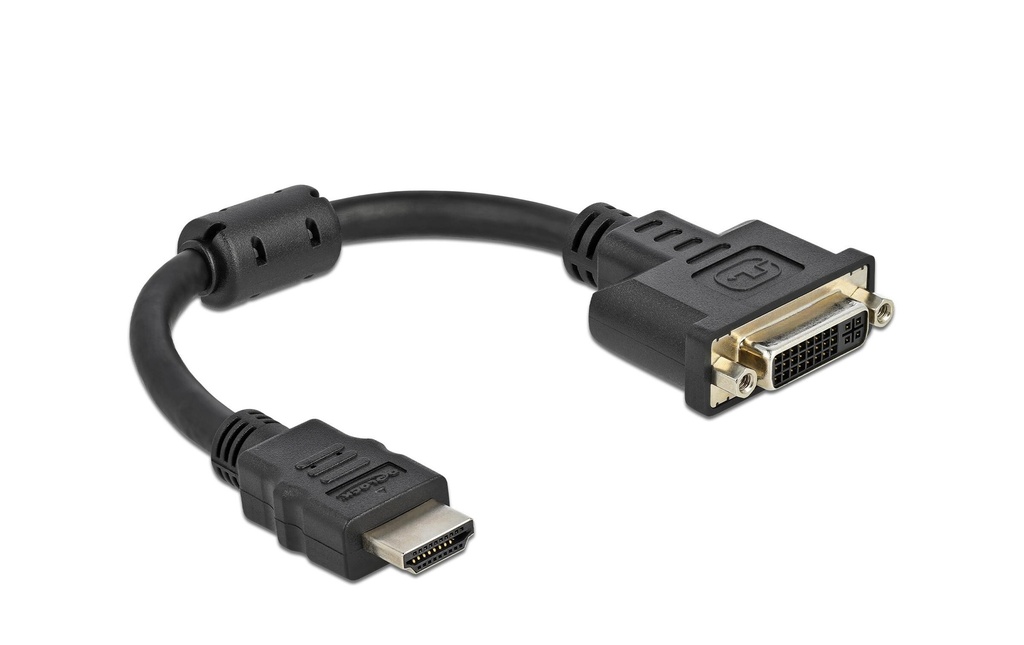 Delock Adaptateur HDMI – DVI, 4K/30Hz HDMI - DVI-D