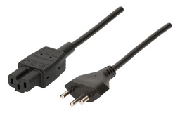 [114464] Max Hauri câble d'alimentation 2m C15A-T12