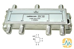 [SV-10] Répartiteur 6 voies, 10 dB CABLECOM