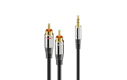 [S-AC600-001] sonero Câble audio jack 3.5 mm - Cinch 1 m