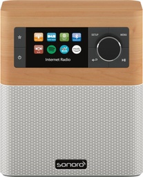 [SO-4110-101-MW] Sonoro  radio design STREAM érable - blanc