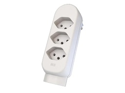 [161245] Max Hauri Connecteur multiple maxADAPT 3 + 1 x T13, Blanc