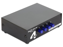 [87637] Delock Boîte de commutation 4 Port 3xRCA Chinch Bidirectionnel, manuel