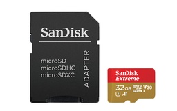 [SDSQXAF-032G-GN6MA] SanDisk Carte microSDHC Extreme UHS-I U3 32 GB