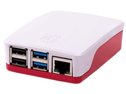 [RPI4 Case Red/White] Raspberry Pi boîtier pour Raspberry Pi 4 Model B Rouge/Blanc