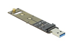 [64069] Delock Adaptateur de bus hôte USB3.1 Gen2 - NVME PCIe M.2 SSD