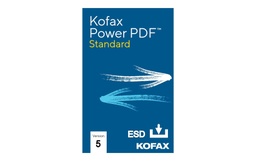 [PPD-PER-0364-001U] Kofax Potenza PDF Standard 5.0 ESD, version complète, multilingue