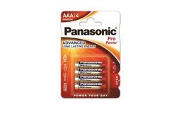 [lr3ppg] Panasonic Pile Pro Power AAA-Alcaline 4 Pièce/s