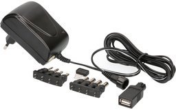[113774] Max Hauri Bloc réseau Universal 18 W, 3 - 12 V, 1500 mA