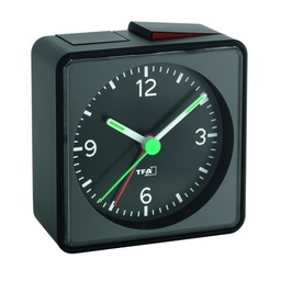 [60.1013.01] TFA Dostmann Réveil classique Push Noir