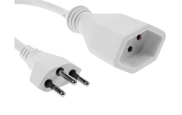 [F00393] FURBER.power Rallonge T13-T12 5 m Blanc