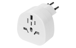 [F01831] FURBER.power Adaptateur de voyage Monde – CH, Blanc