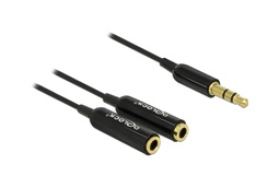 Delock Câble audio jack 3.5 mm, male – female, 0.25 m